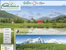 Tablet Screenshot of golferlebnis.at